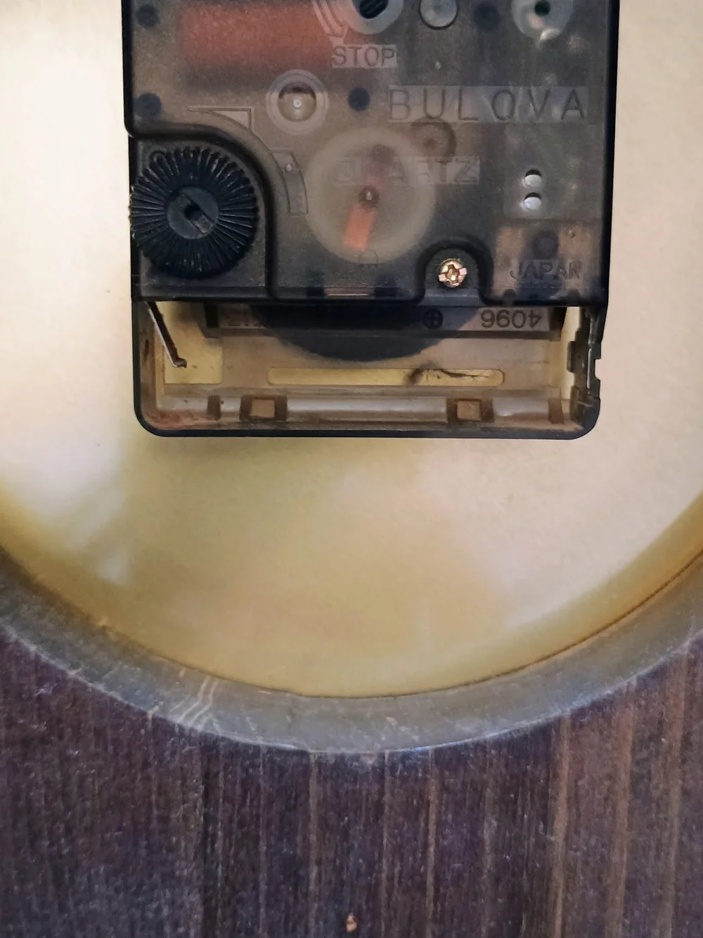 Bulova Gold & Wood Tone Wall Clock and Barometer